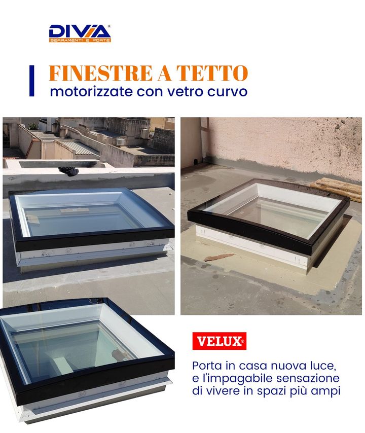 #Installazione 💯❗

👉 Finestre a tetto #VELUX motorizzate con vetro curvo
