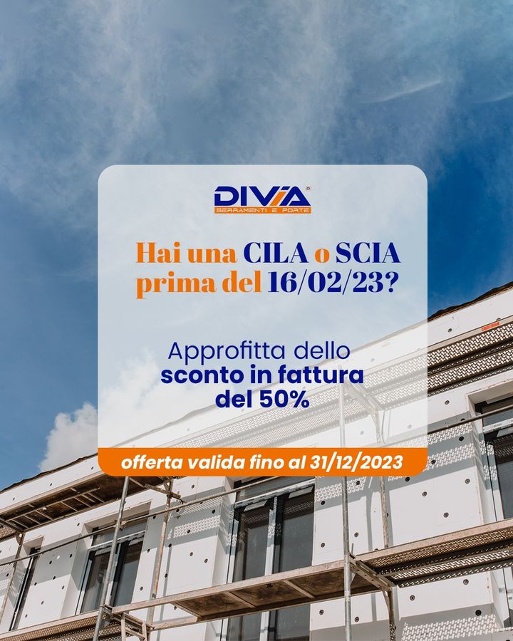 🎉 𝐎𝐟𝐟𝐞𝐫𝐭𝐚 𝐈𝐦𝐩𝐞𝐫𝐝𝐢𝐛𝐢𝐥𝐞 🎉

Hai una Cila o Scia prima del